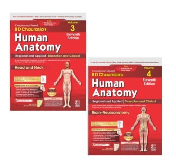 9788169441162 B D Chaurasia's Human Anatomy, Vols. 3 & 4 Set, 11th Edition | Regional and Applied Dissection and Clinical Anatomy: Head and Neck (Vol. 3) & Brain ... 4) with Free Workbook and Mind Maps (PB 2027) Available at english book depot jhansi- myebd.in- online book store- jhansi- india- best bookstore- since 1935