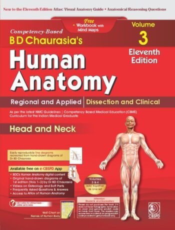 9788169441162 B D Chaurasia's Human Anatomy, Vols. 3 & 4 Set, 11th Edition | Regional and Applied Dissection and Clinical Anatomy: Head and Neck (Vol. 3) & Brain ... 4) with Free Workbook and Mind Maps (PB 2027) Available at english book depot jhansi- myebd.in- online book store- jhansi- india- best bookstore- since 1935