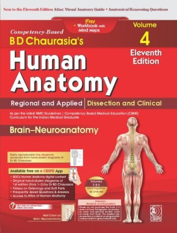9788169441162 B D Chaurasia's Human Anatomy, Vols. 3 & 4 Set, 11th Edition | Regional and Applied Dissection and Clinical Anatomy: Head and Neck (Vol. 3) & Brain ... 4) with Free Workbook and Mind Maps (PB 2027) Available at english book depot jhansi- myebd.in- online book store- jhansi- india- best bookstore- since 1935