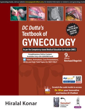 DC Dutta's Textbook of Gynecology 9e, by Hiralal Konar