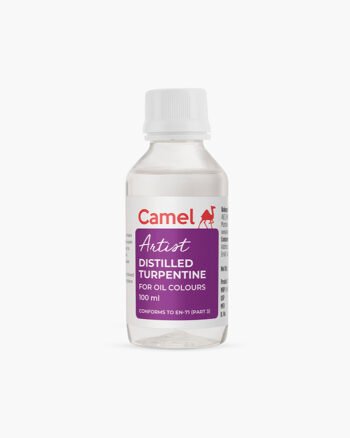 Camel Distilled Turpentine Individual bottle of 100 ml