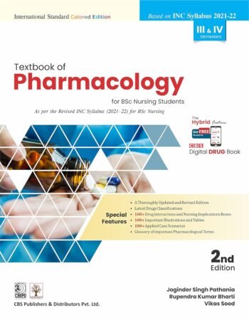 Textbook of Pharmacology for Bsc Nursing Students 2e by Dr. Joginder Pathania