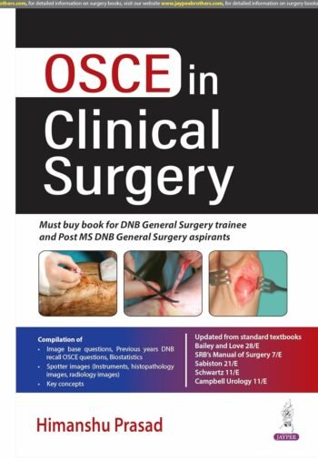 Osce In Clinical Surgery, 1/E, 2025' by Himanshu Prasad