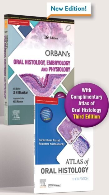 Orban’s Oral Histology and Embryology,16e with Atlas of Oral Histology,3e by Kumar- 2023