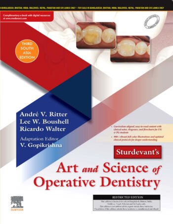 Sturdevant's Art and Science of Operative Dentistry,3rd South Asia Edition by Gopikrishna- 2025