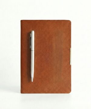 A5 Magna Notebook with magnet pen holder.