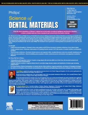 Phillips’ Science of Dental Materials: Third South Asia Edition