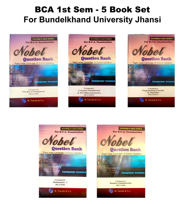 Nobel Question Bank BCA 1st Semester