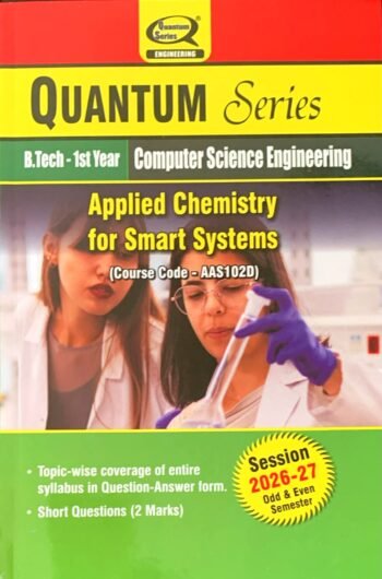 Quantum Series Applied Chemistry from Smart Systems- B.Tech 1st Year- as per AKTU 2026